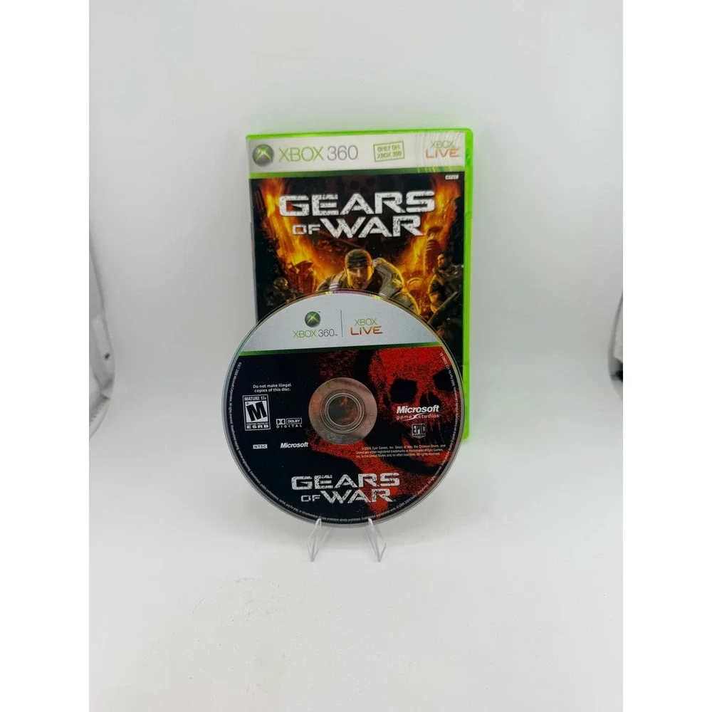 Gears of War Microsoft Xbox 360 2006 Tactical Third Person Shooter M NTSC OG